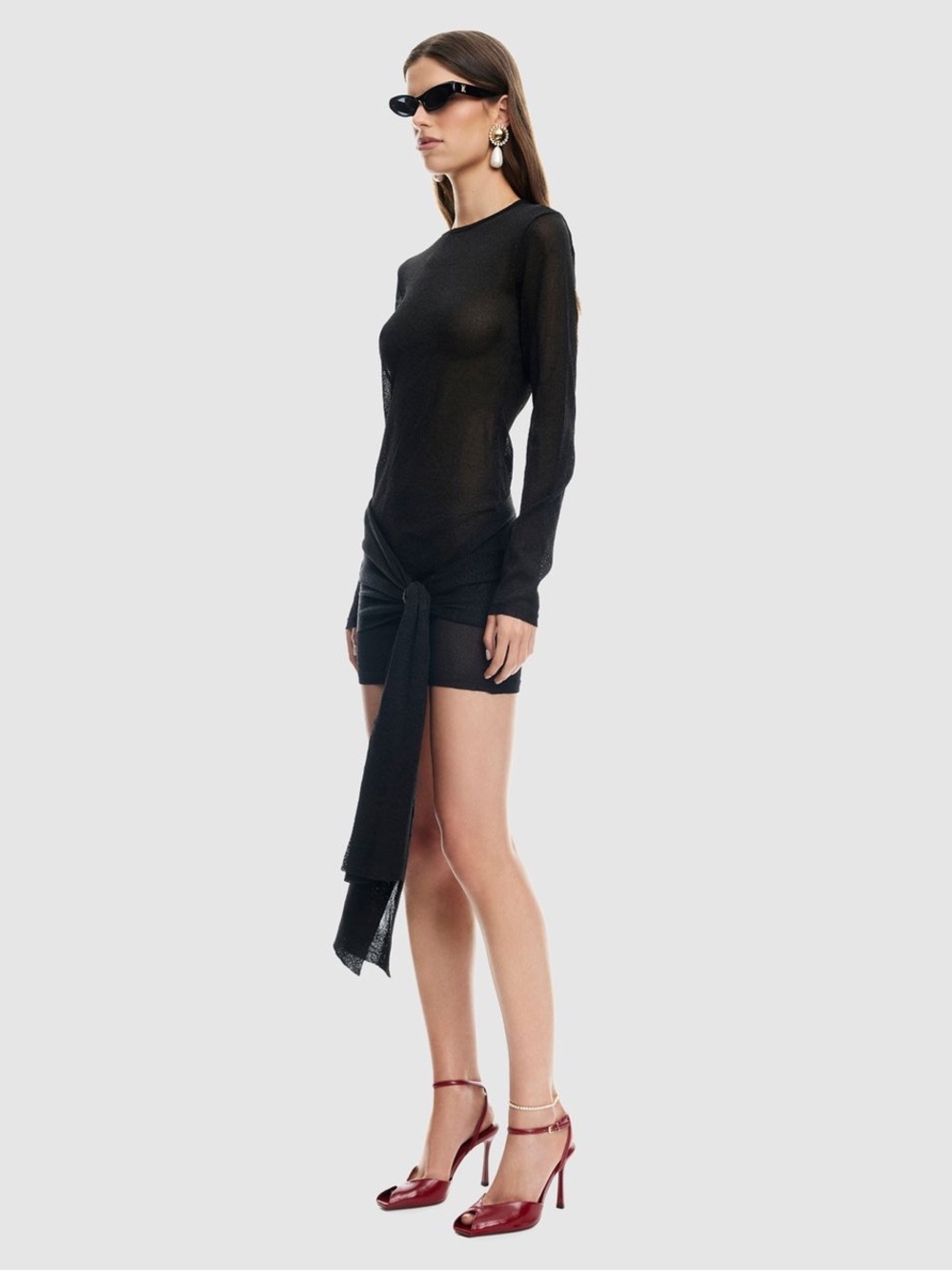 LIONESS | FORD MINI DRESS | OBSIDIAN | 1B
